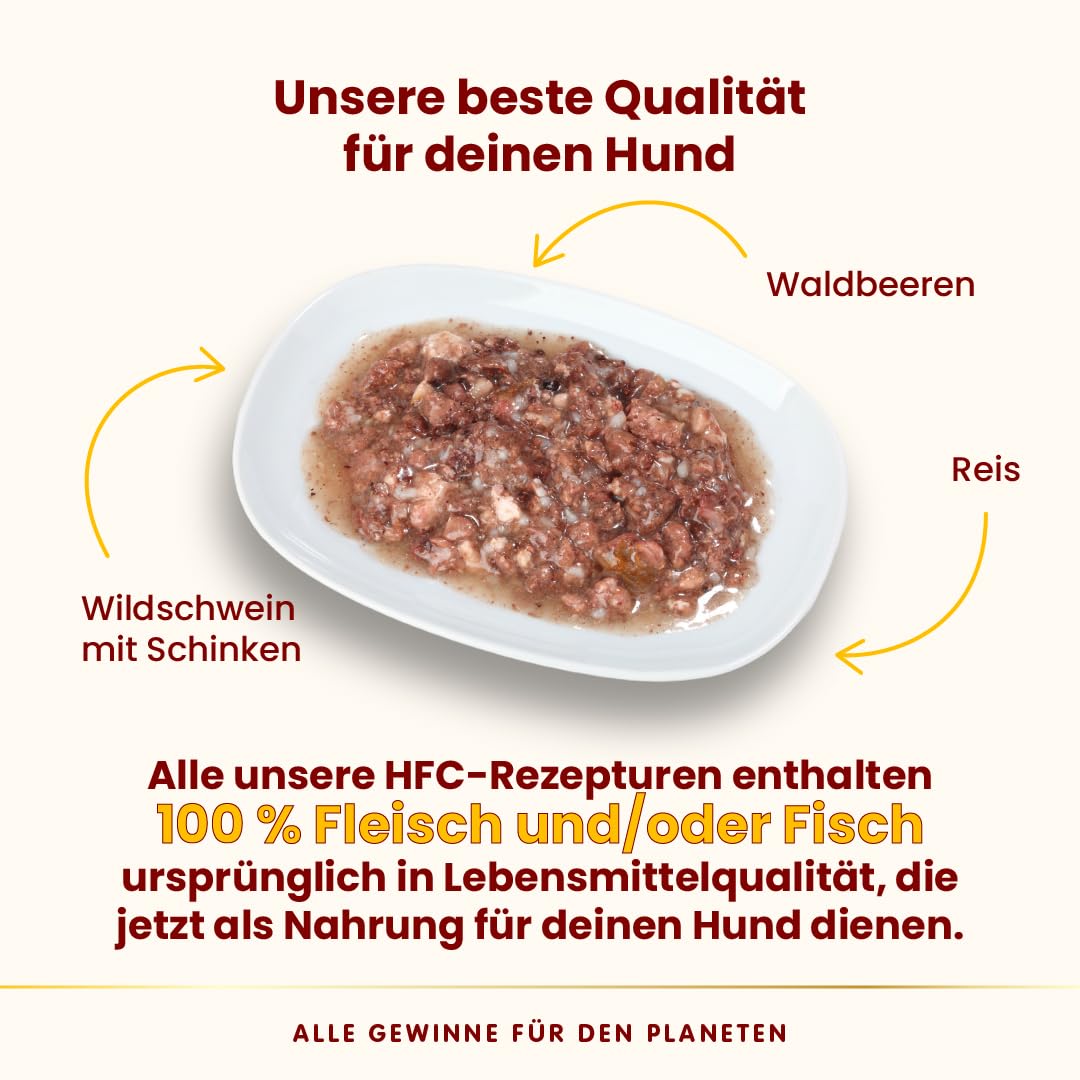 Almo Nature HFC Natural Nassfutter Wildschwein 95g 24er