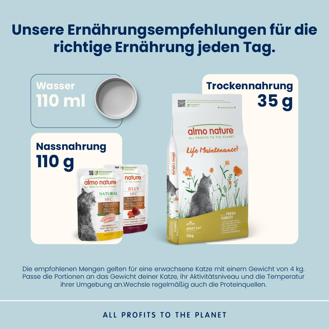 Almo Nature Life Maintenance Pute Trockenfutter 12 kg