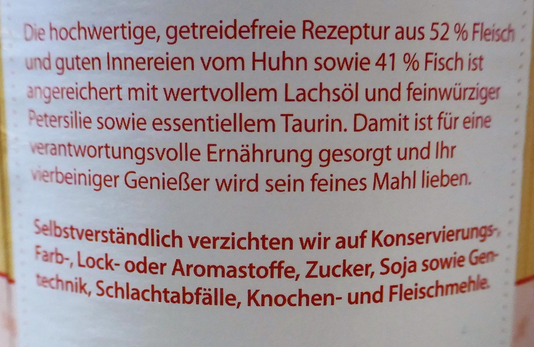 Dehner Fine Nature Adult Nassfutter Huhn Fisch 6x400 g
