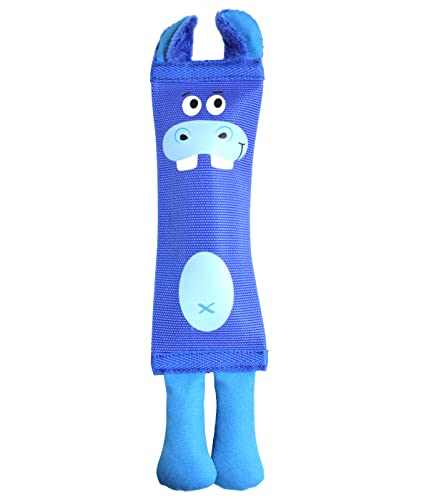 Dehner Lieblinge Firehose Hippo Hundespielzeug blau