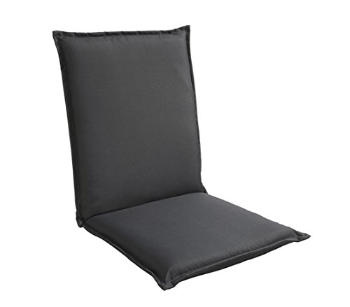 Dehner Niederlehner Auflage uni Gartenstuhlauflage grau 100x49