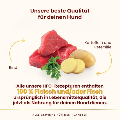 Almo Nature HFC Complete Hundenassfutter Rind 11x150g getreidefrei