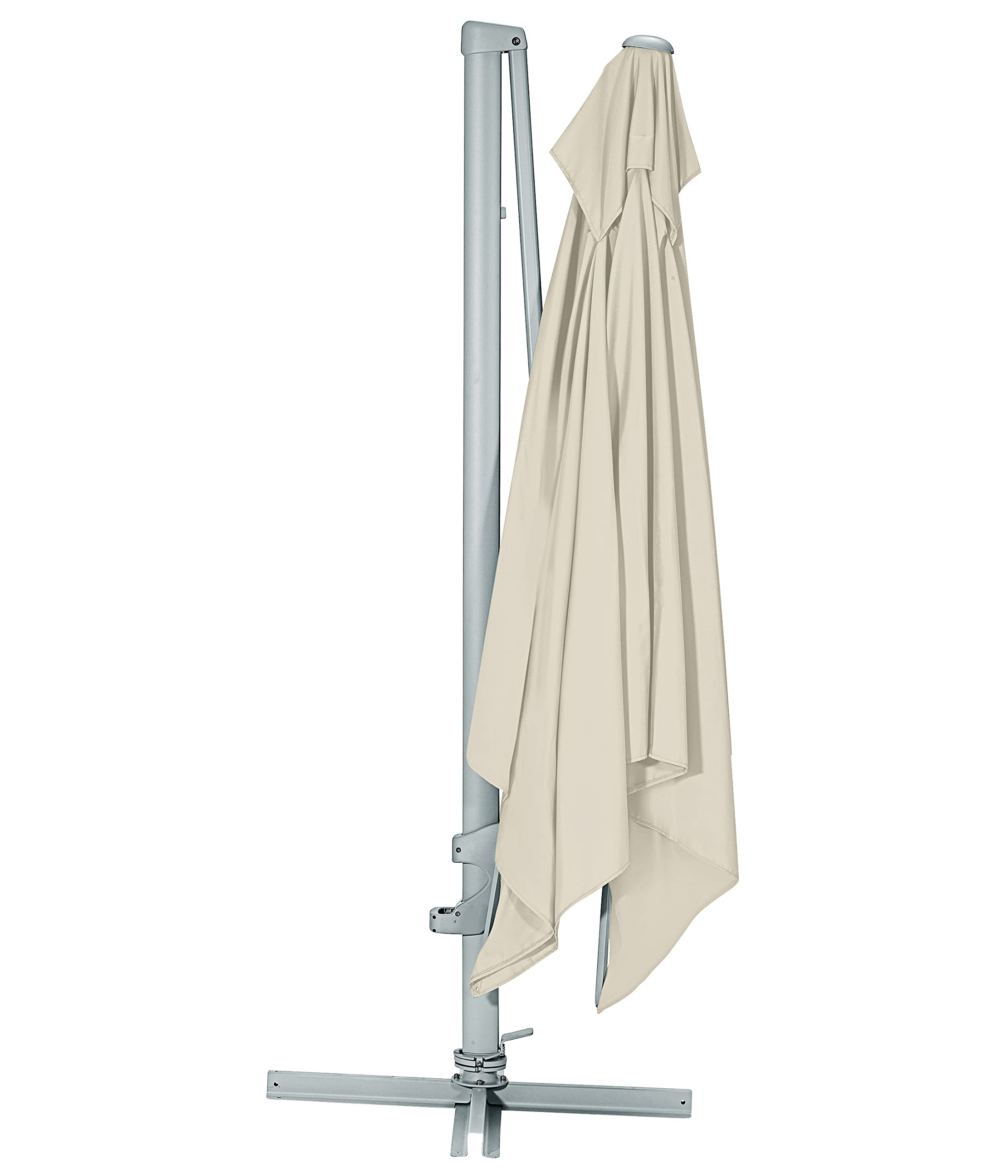 Dehner Premium Lovely Zypern Ampelschirm 300cm creme UV80+