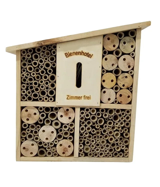 Dehner Natura Premium Insektenhotel Melitta Nistkasten 32x30 cm natur