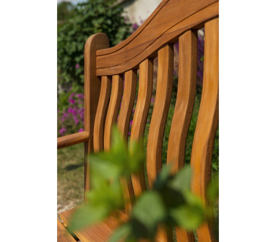 Dehner Samui Gartenbank 3-Sitzer Akazie natur 161 cm