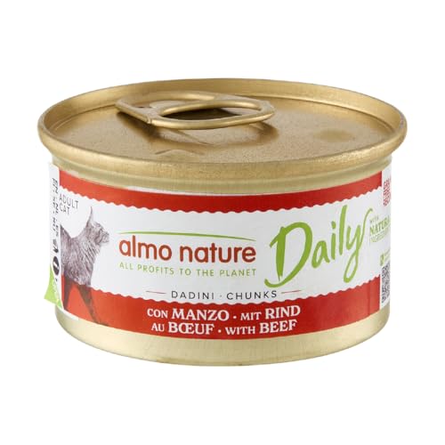 Almo Nature Daily Rind Nassfutter Katze 24x85g getreidefrei
