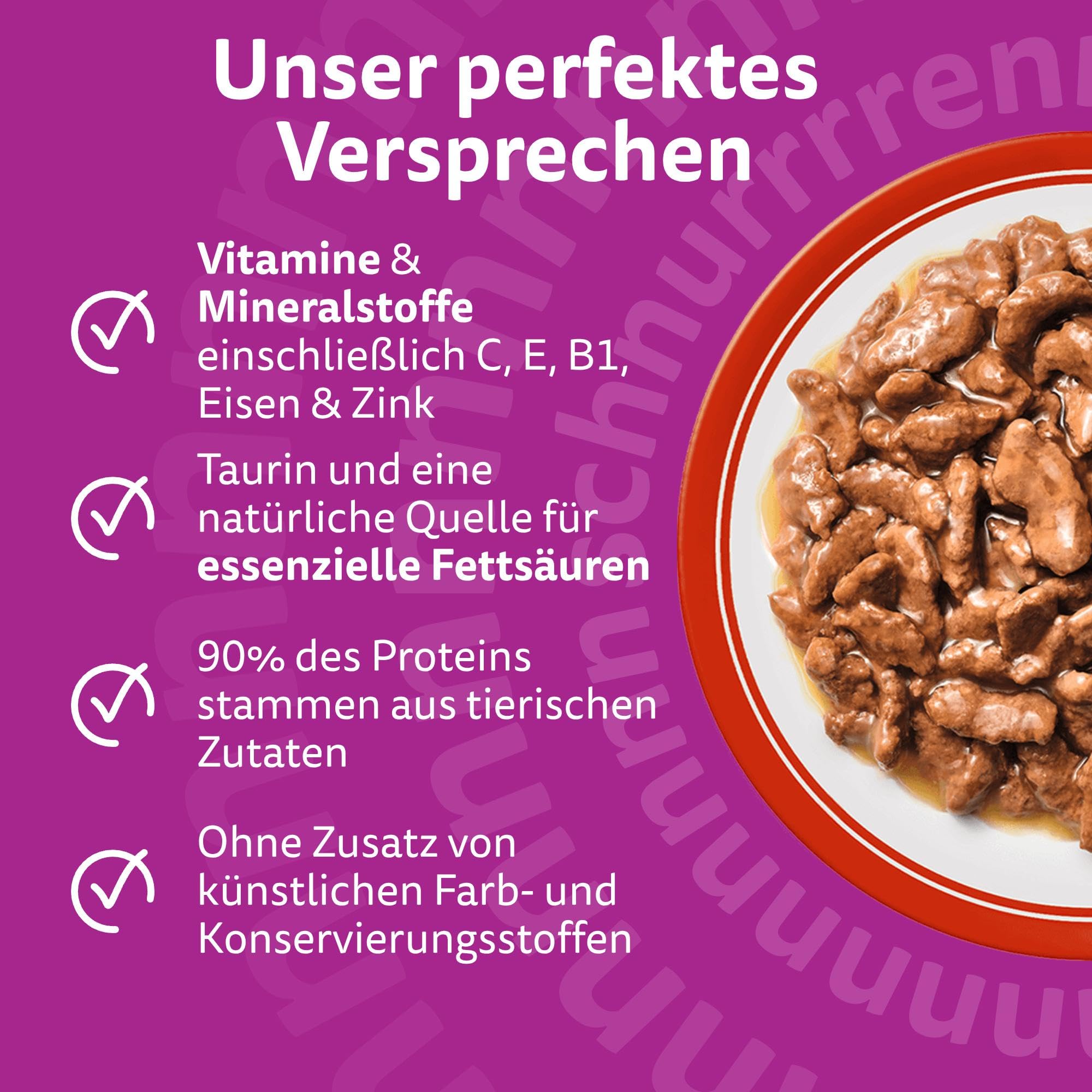 Whiskas Classic Nassfutter in Sauce Klassische Auswahl 84x85g