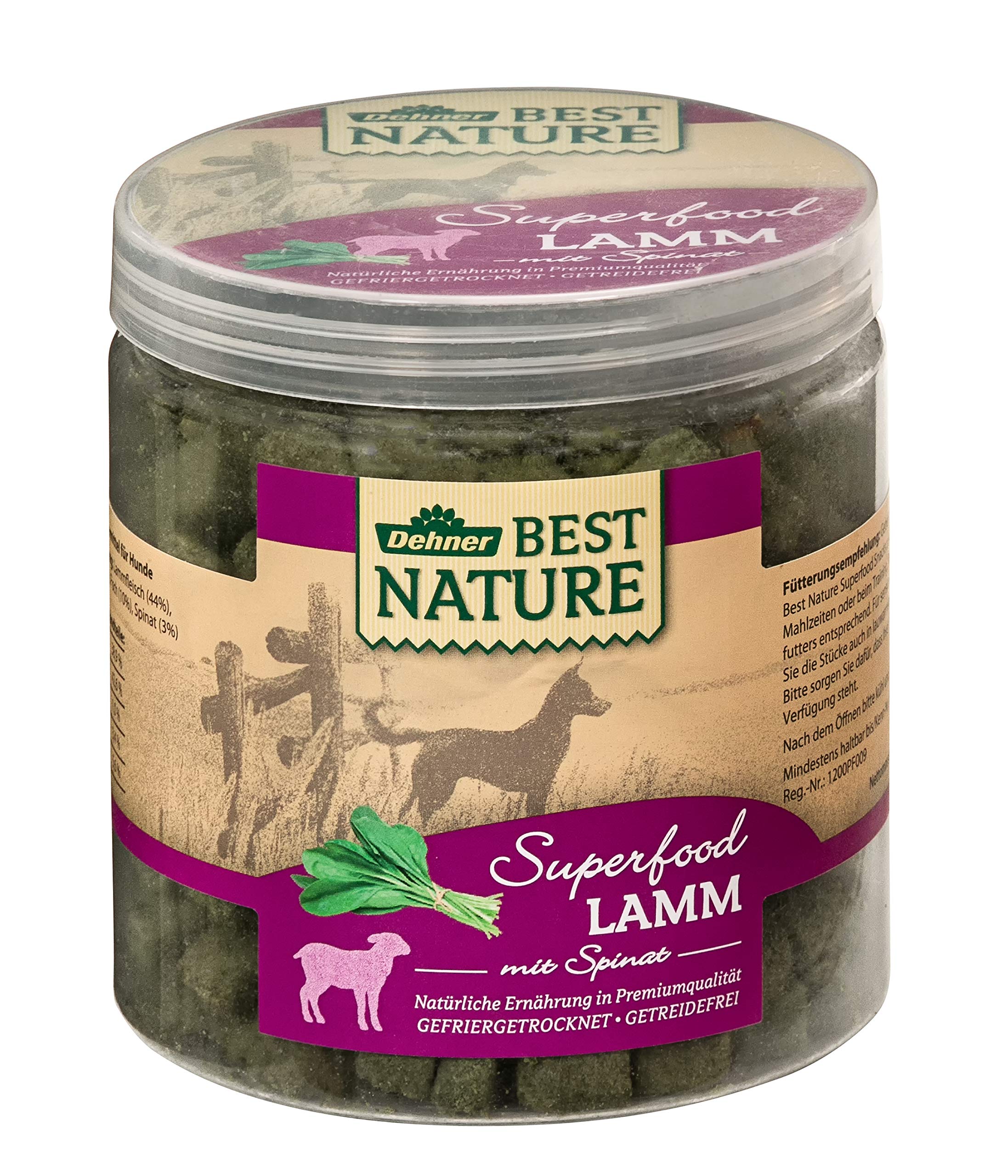 Dehner Best Nature Hundesnack-Mix Superfood 4x 380 g Dose
