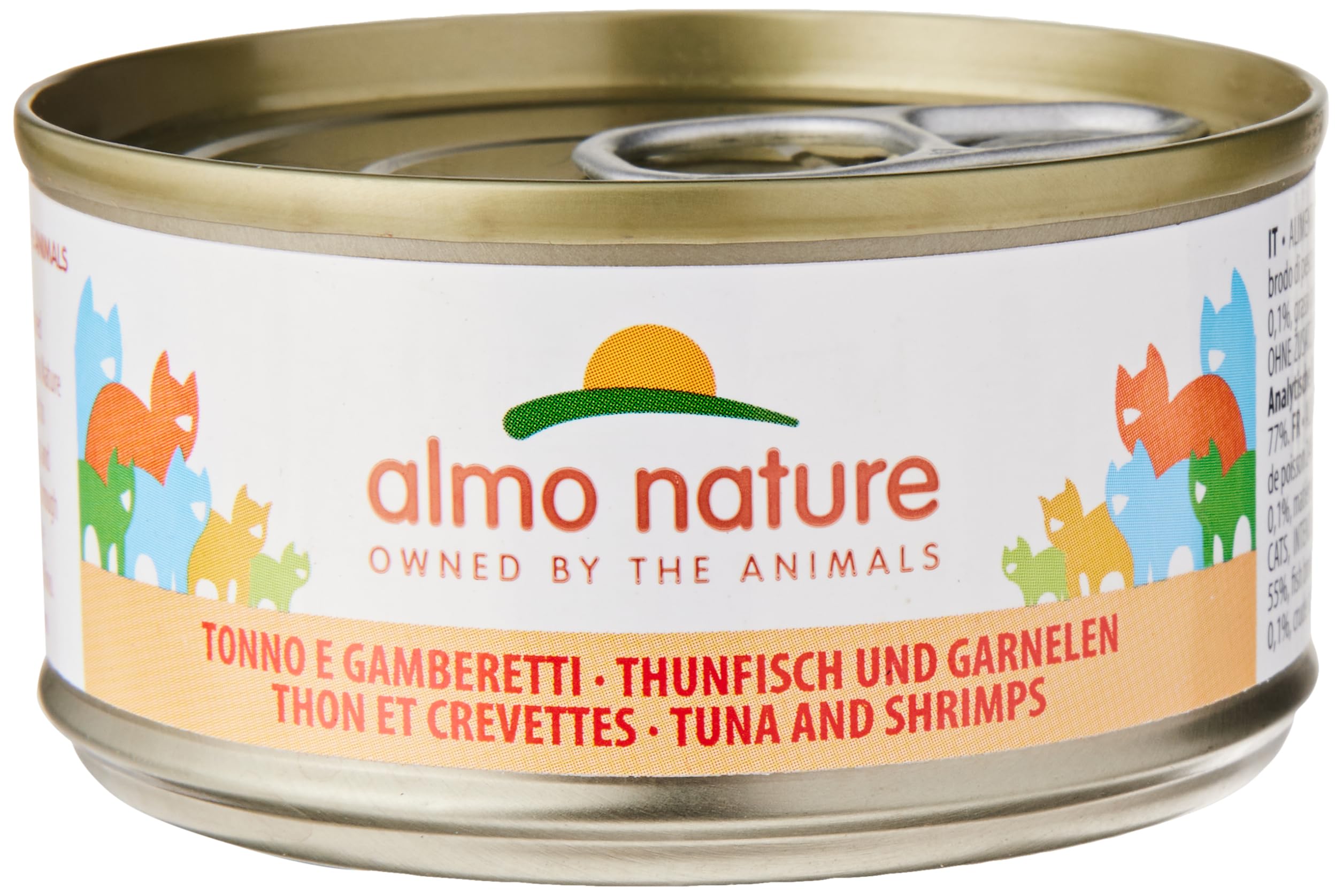 Almo Nature HFC Natural Nassfutter Thunfisch Garnelen 6x70g
