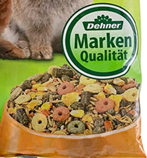 Dehner Zwergkaninchenfutter Adult 5kg Luzerne-Karotte zuckerfrei