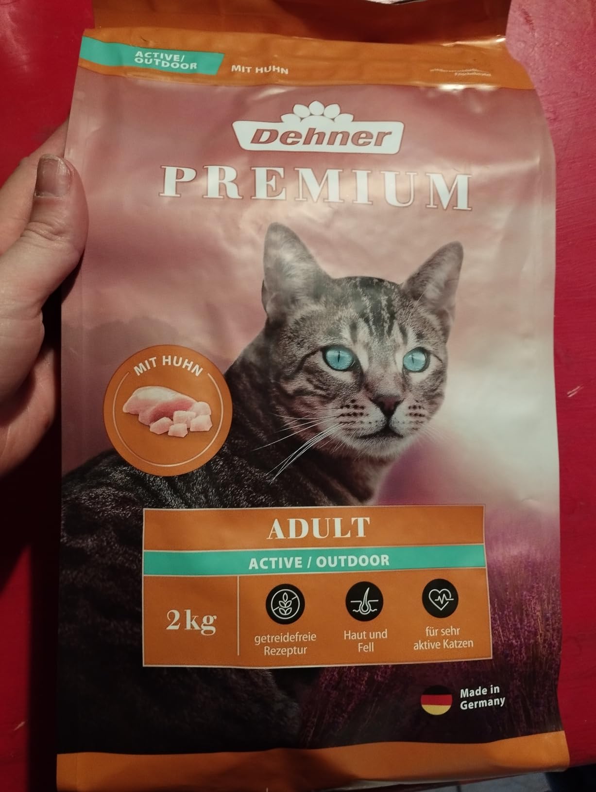 Dehner Premium Active Outdoor Trockenfutter Huhn 2 kg getreidefrei