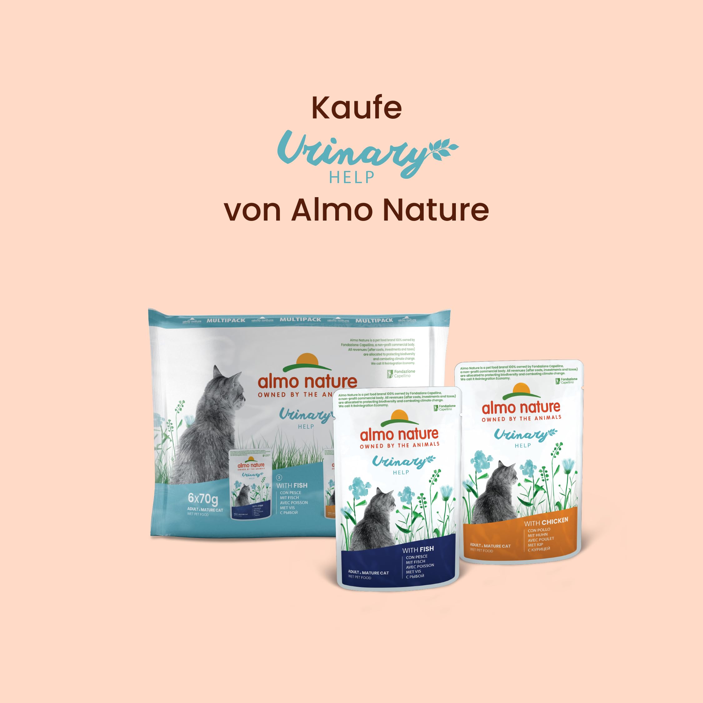 Almo Nature Urinary Help Nassfutter Fisch 30x70g Harnwege