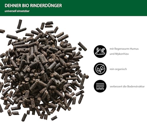 Dehner Bio Rindervolldünger Pellets 5 kg organisch