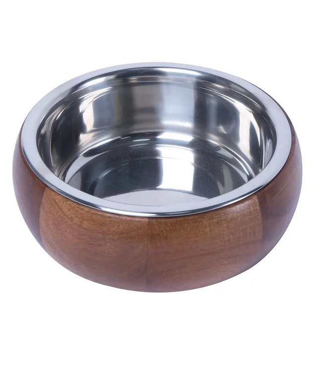 Dehner Lieblinge Hunde-Napf Holz 23cm braun