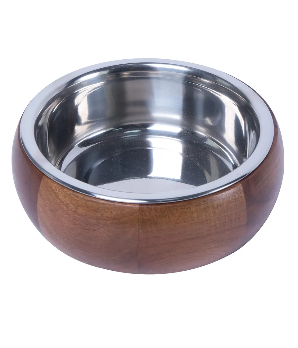 Dehner Lieblinge Hunde-Napf Holz 23cm braun