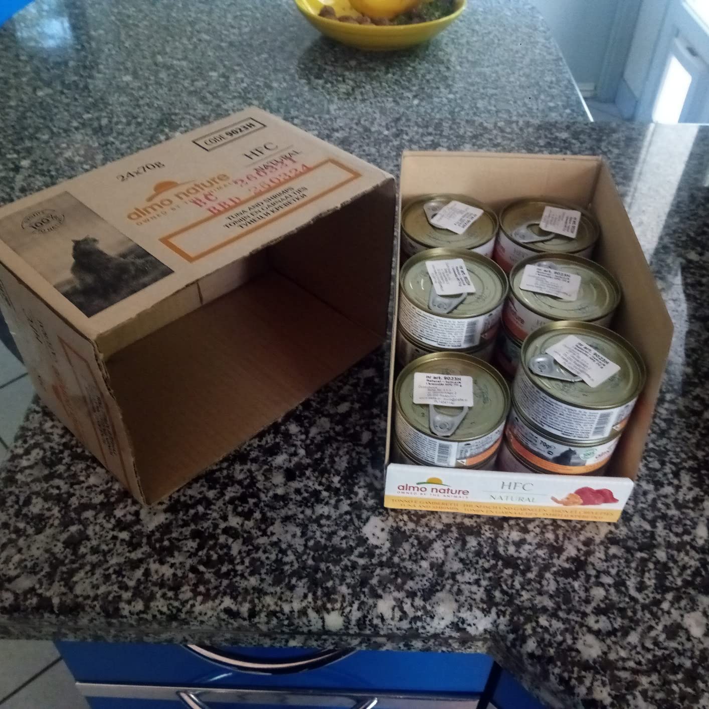 Almo Nature Thunfisch Garnelen Nassfutter 24x70g proteinreich