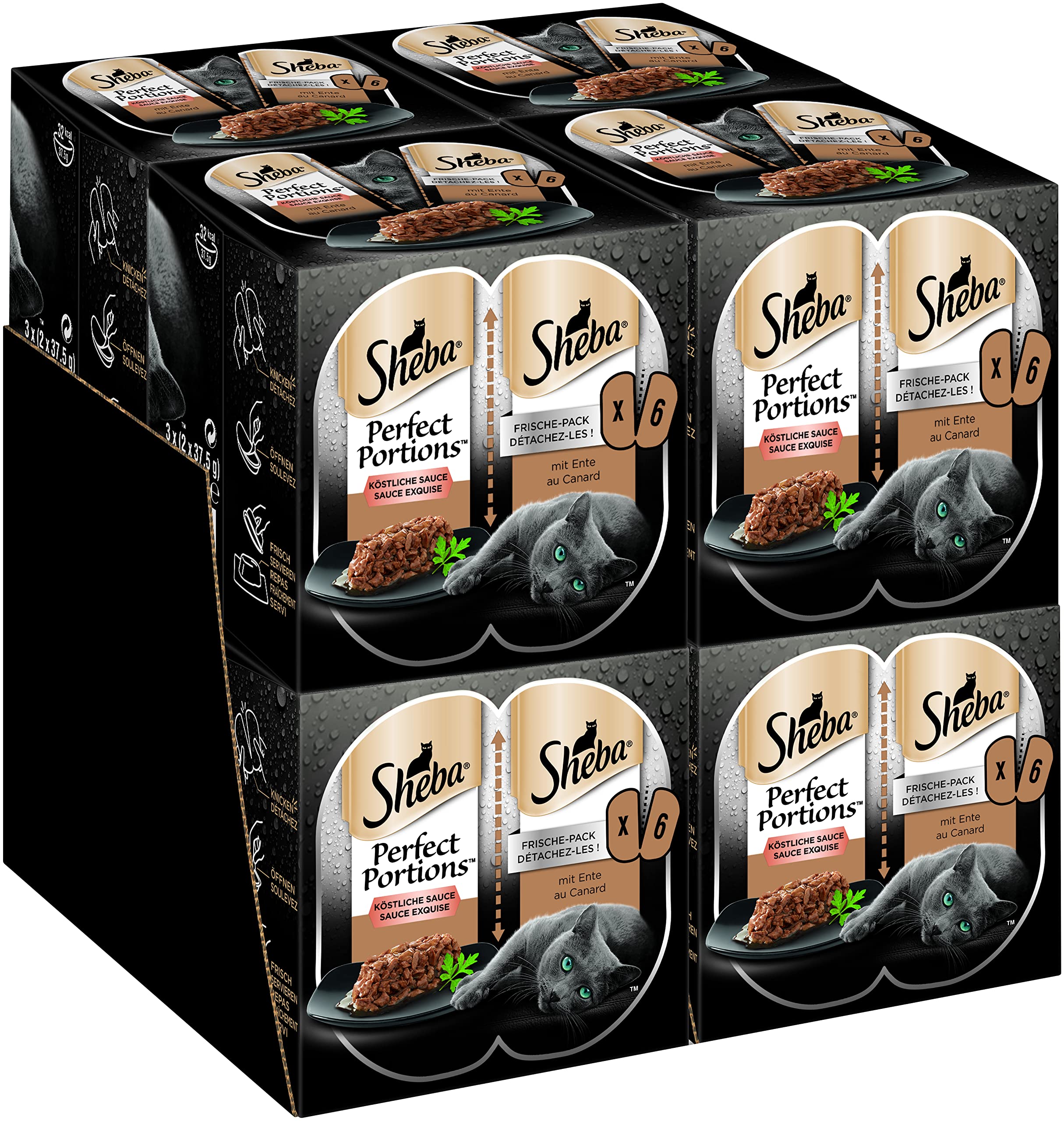 Sheba Perfect Portions Huhn Nassfutter 1,8 kg Pastete