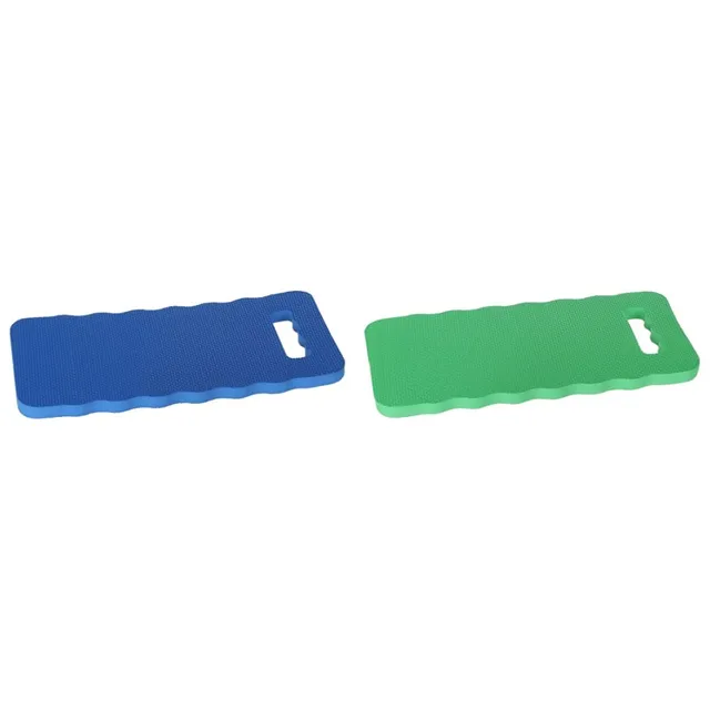 Dehner Garten Kniekissen 43x18x2cm 2er blau grün wasserabweisend