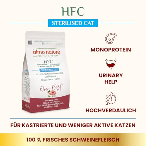 Almo Nature HFC Our Best Sterilized Trockenfutter Schwein 1,2kg glutenfrei