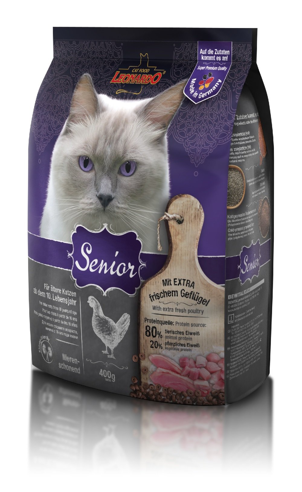 LEONARDO Senior Trockenfutter 7,5kg Geflügel