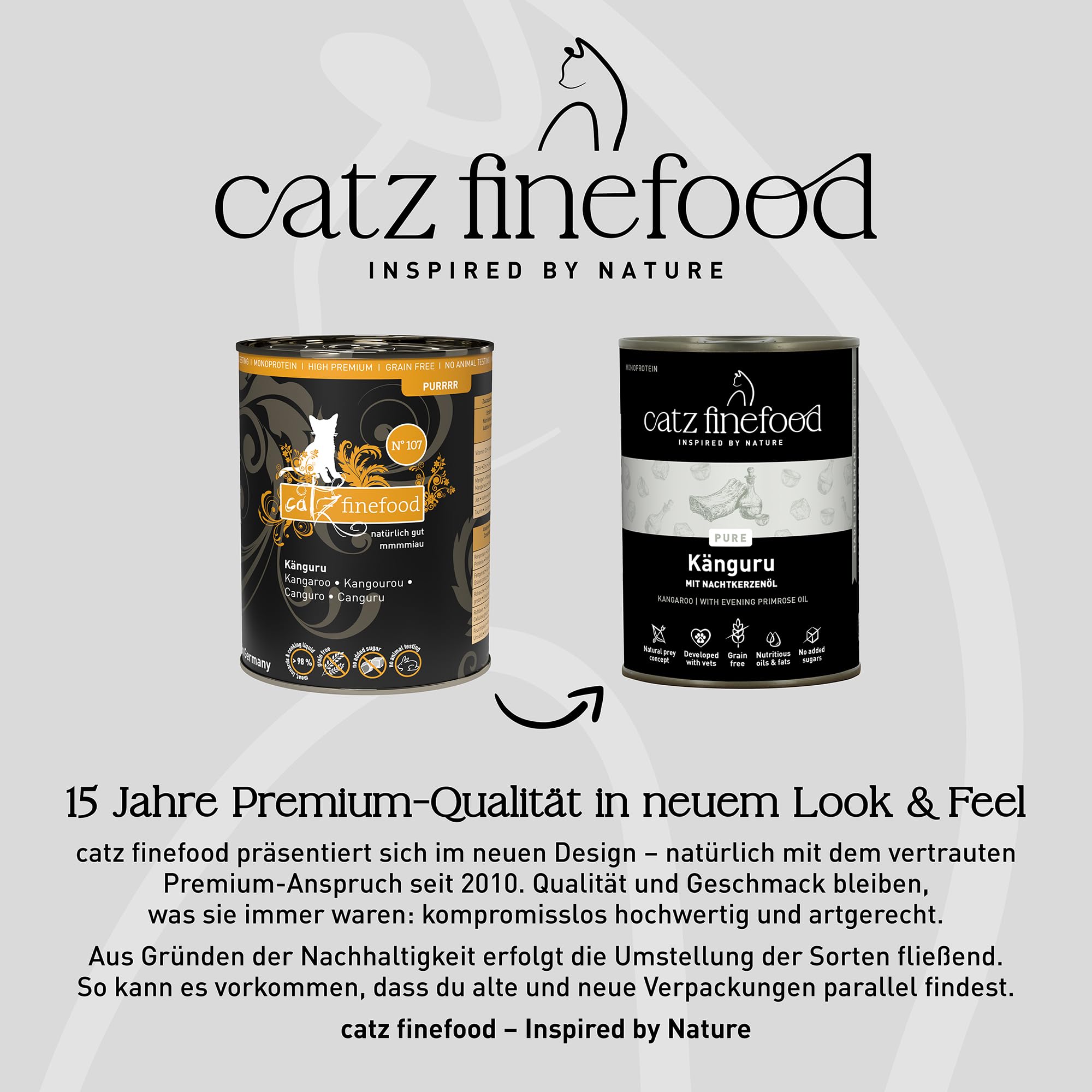 catz finefood Purrrr Känguru Nassfutter 6x400g
