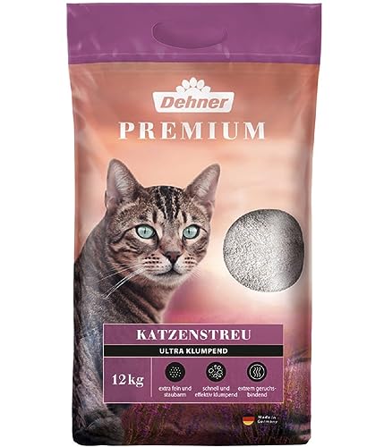 Dehner Premium Katzenstreu Ultra klumpend 12 kg Bentonit