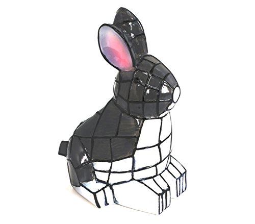 Dehner Solarleuchte Hase LED 17x9x7cm Polyresin Dämmerung