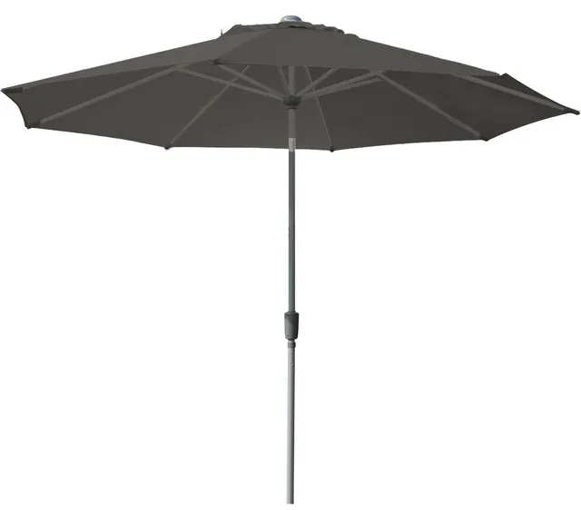 Dehner Milos Sonnenschirm Ø3m grau UV80+