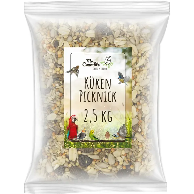 Mr. Crumble Küken-Picknick Vogelfutter Insekten 2,5kg Brutzeit