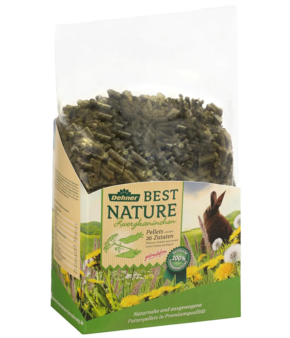 Dehner Best Nature Nagerfutter Adult Pellets 3 kg