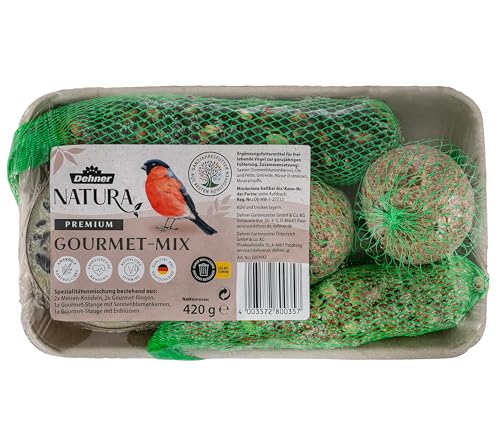 Dehner Natura Premium Wildvogelfutter Spezialitäten-Mix 420g Netz