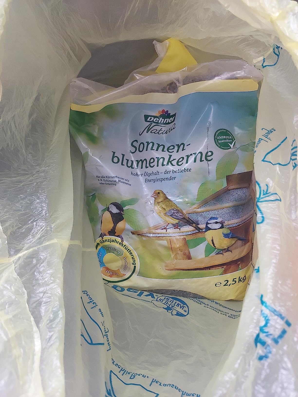 Dehner Natura Wildvogelfutter Ganzjahresfutter 2,5 kg