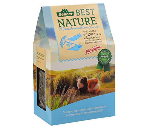Dehner Best Nature Meerschweinchenfutter Junior 2kg getreidefrei