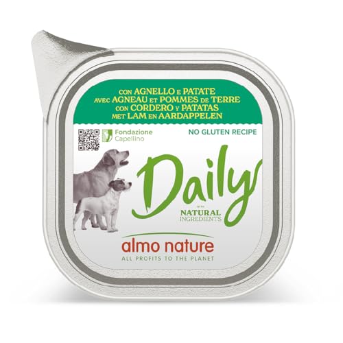 Almo Nature Daily Hundenassfutter Lamm 32x100g glutenfrei