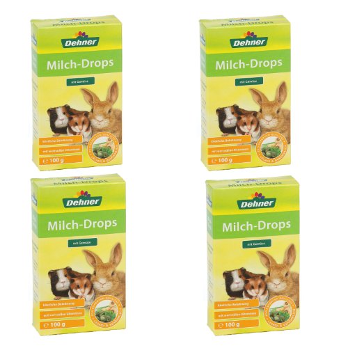 Dehner Milch-Drops Nagersnack Gemüse 4x100g mit Vitaminen