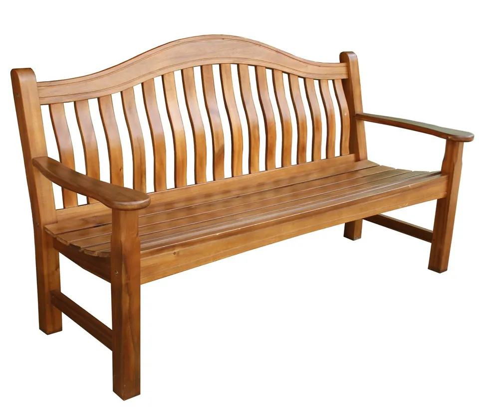 Dehner Samui Gartenbank 3-Sitzer Akazie natur 161 cm