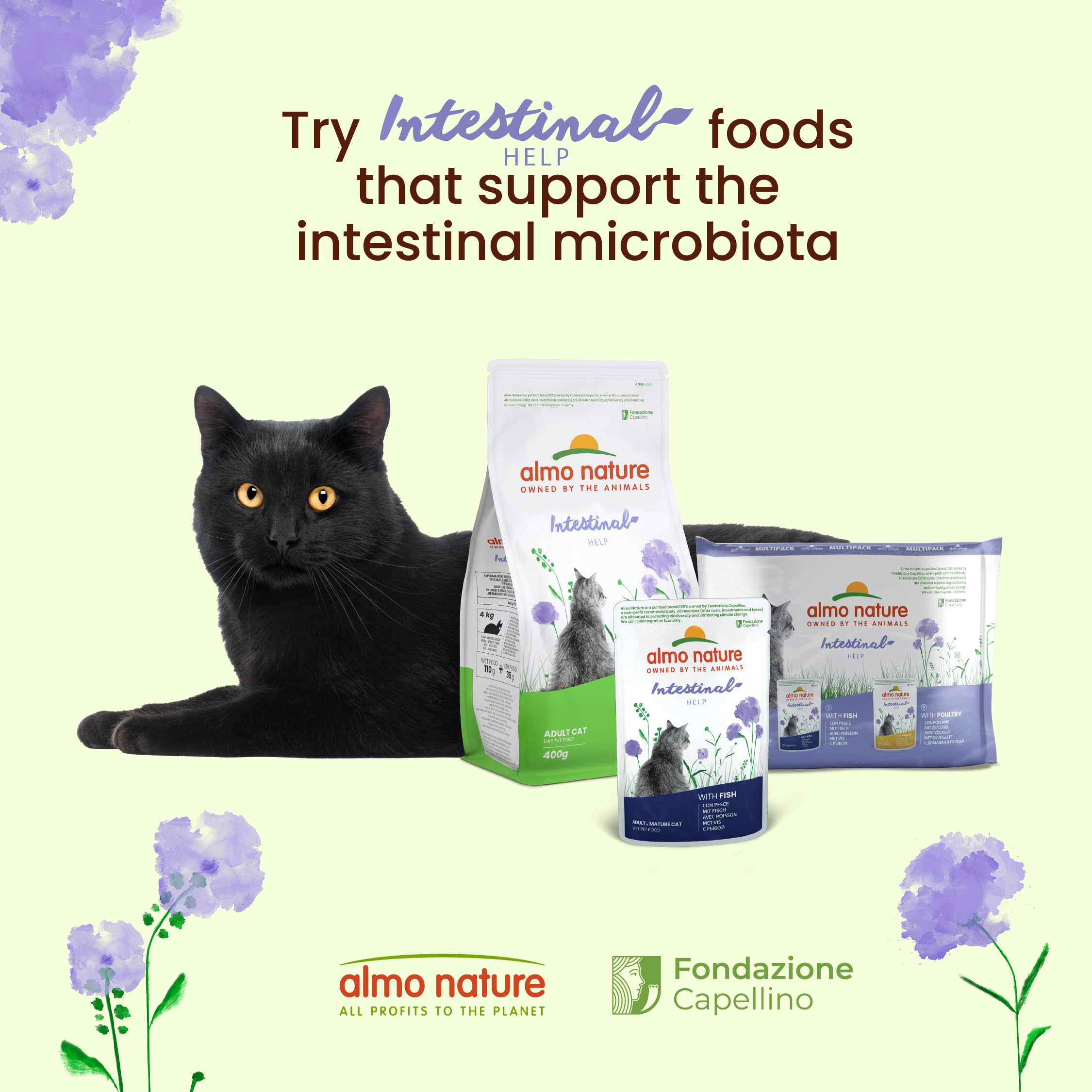 Almo Nature Functional Intestinal Help Katzenfutter Geflügel 30x70g sensitiv