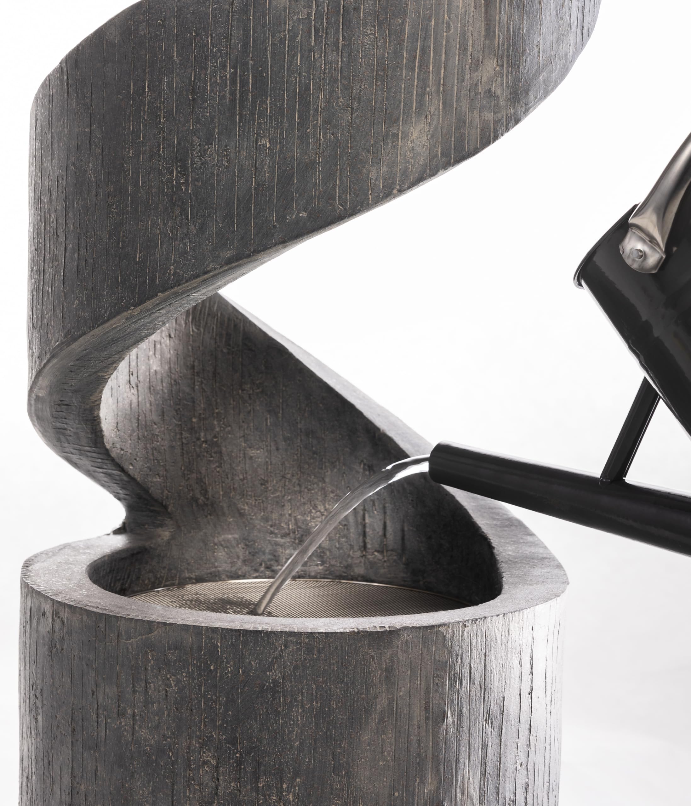 Dehner Premium Lovely Ronda Solarbrunnen grau LED