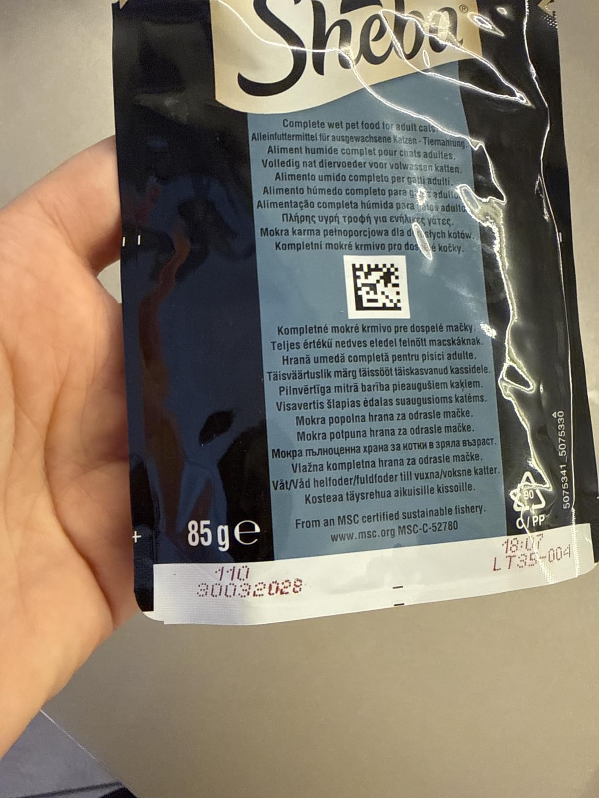 Sheba Multipack Nassfutter Fisch Gelee 60x85g