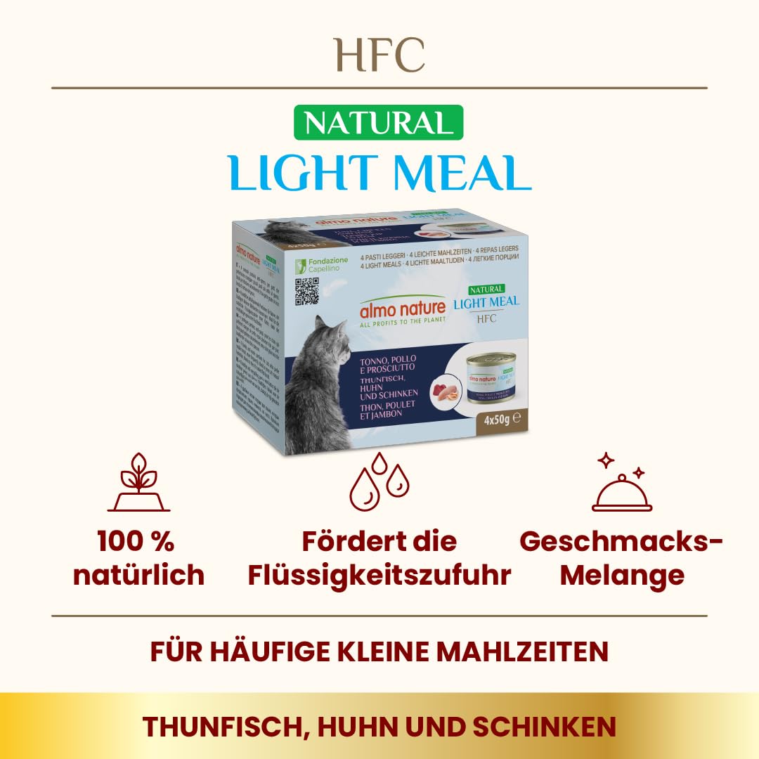Almo Nature HFC Light Thunfisch Nassfutter 4x50g