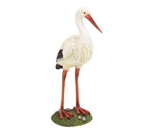 Dehner Lovely Dekofigur Storch 58 cm Polyresin frostfest