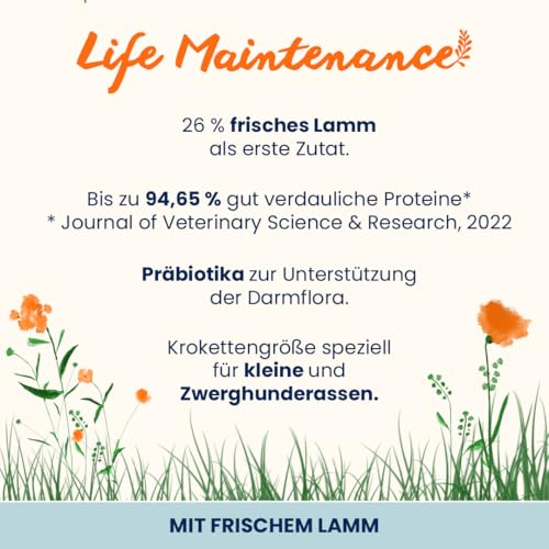 Almo Nature Life Maintenance Hundetrockenfutter Lamm 2kg XS-S