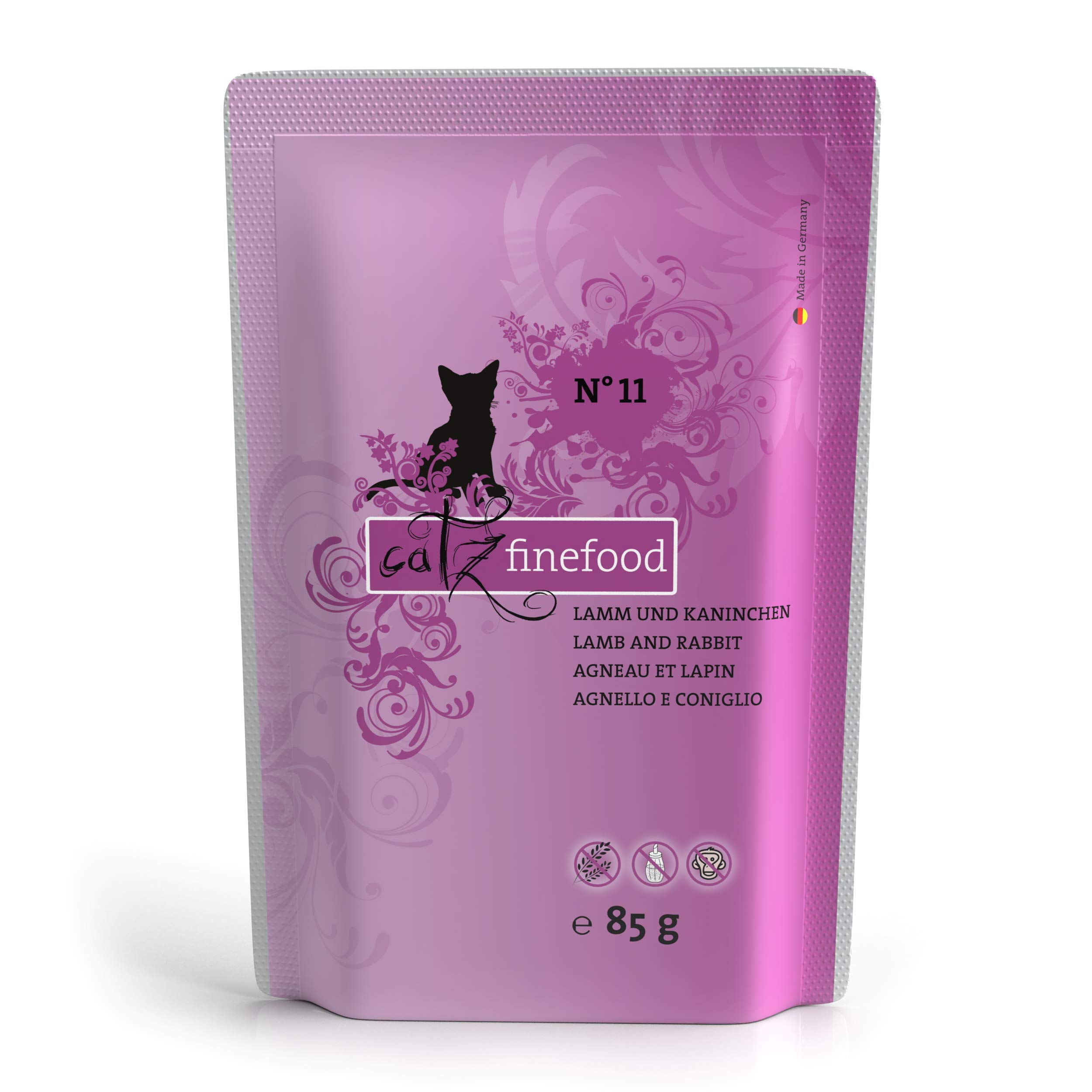catz finefood N° 3 Geflügel Katzennassfutter 8x85g Preiselbeere