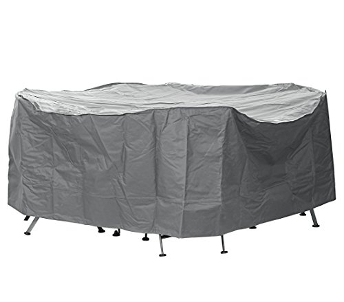 Dehner Deluxe Schutzhülle Sitzgruppe Ø 200 cm anthrazit