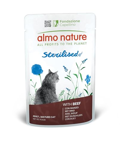Almo Nature Sterilised Nassfutter Rind 30x70g fettarm