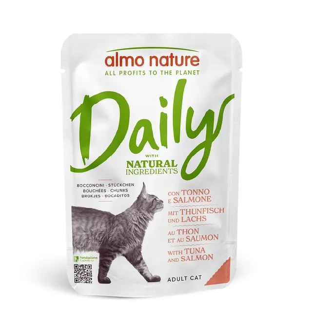 Almo Nature Daily Nassfutter Thunfisch Lachs 30x70g