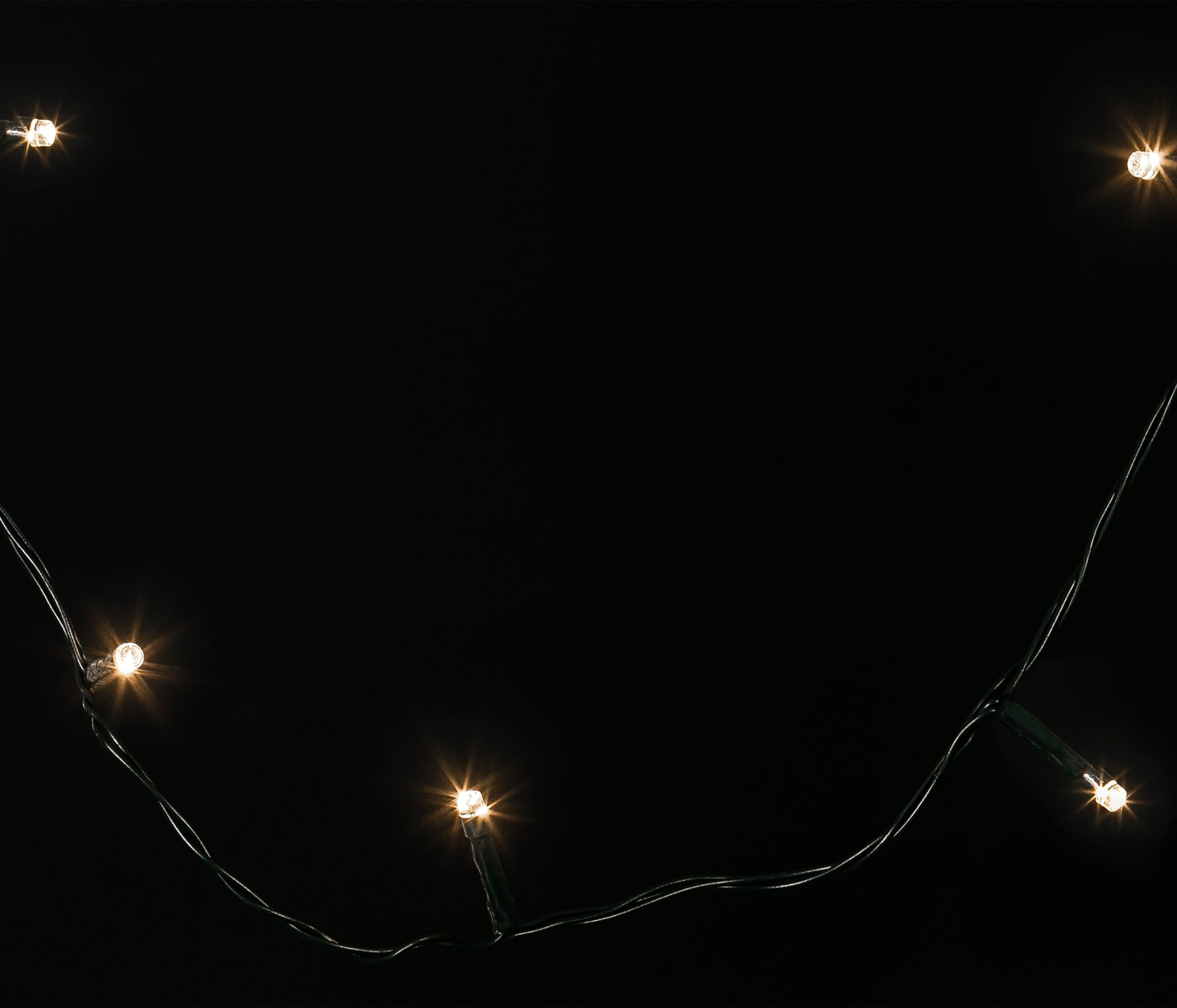Dehner LED-Lichterkette 790 cm warmweiß Batterie