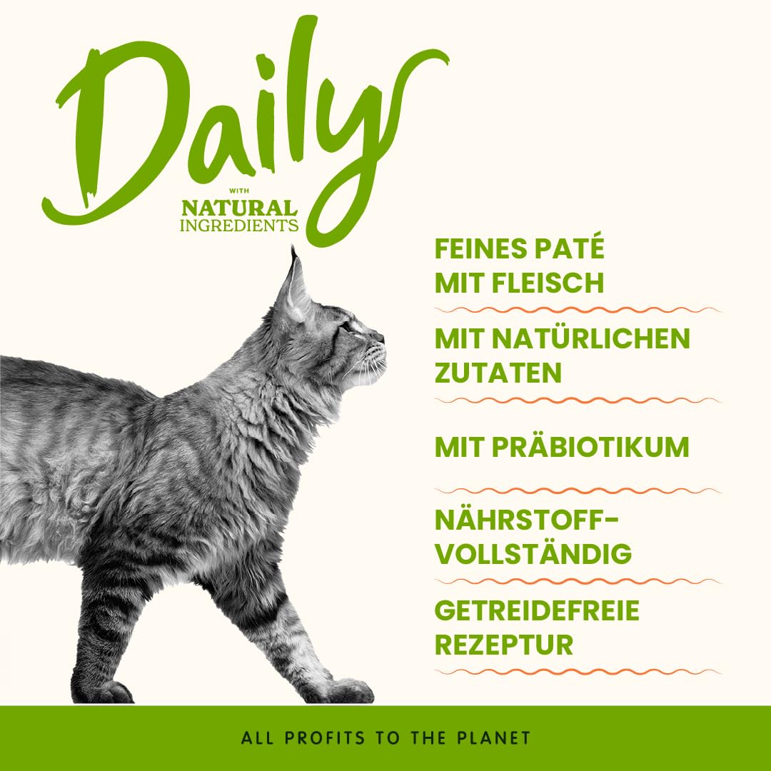 Almo Nature Daily Kalb Nassfutter 32x100g getreidefrei Paté