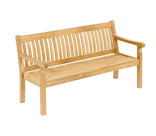 Dehner Havanna Gartenbank natur 160x67x89 cm Teak 3-Sitzer