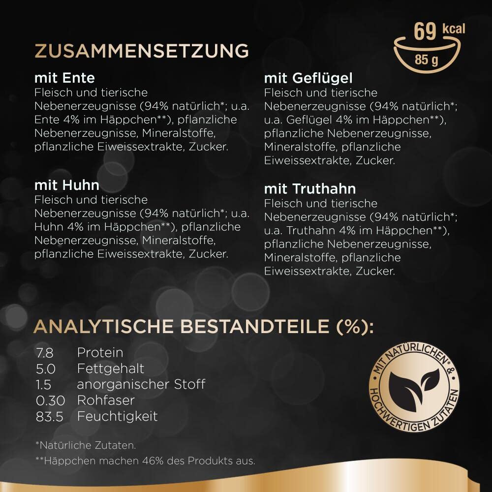 Sheba Delikatesse in Sauce Nassfutter Geflügel 48x85g Sauce